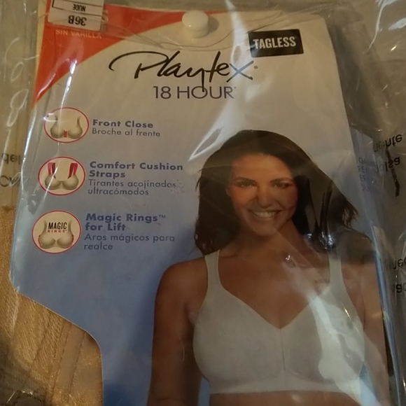 18hr front close tagless Wire-Free Bra E525 choose - Picture 2 of 2